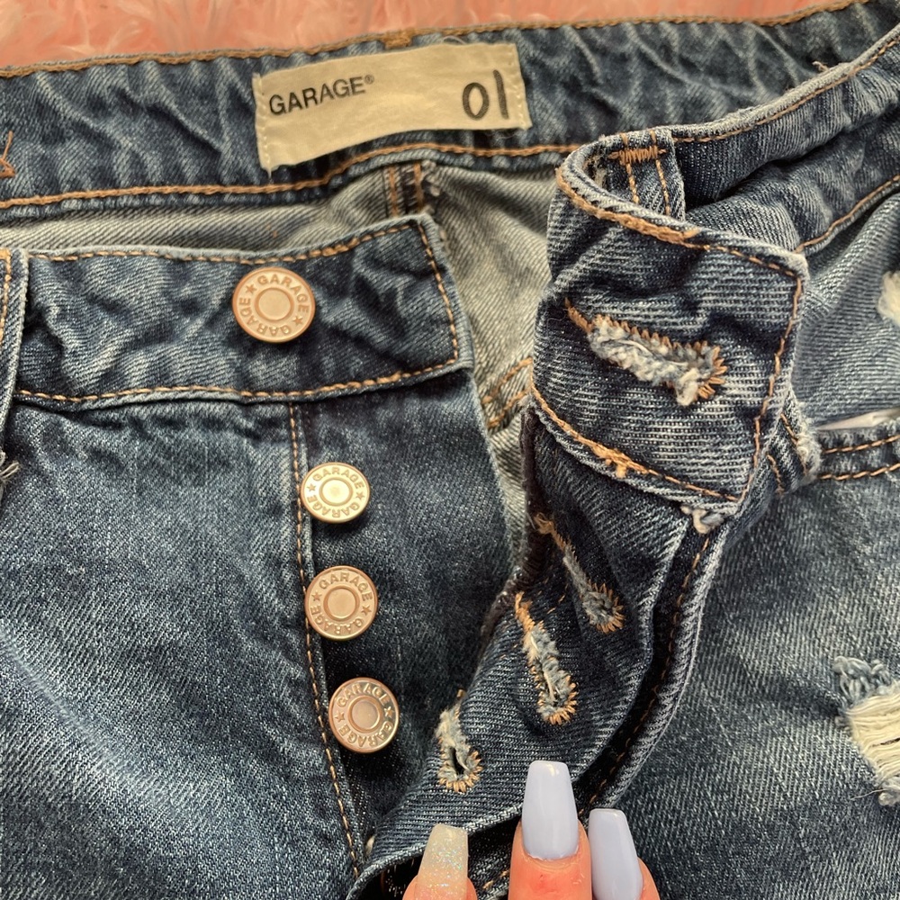 Garage Ripped Boyfriend Denim